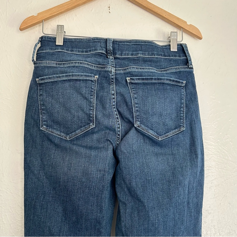 NYDJ Marilyn Straight Medium Wash Jean High-rise Minimalist Western Retro 6 - Picture 5 of 7